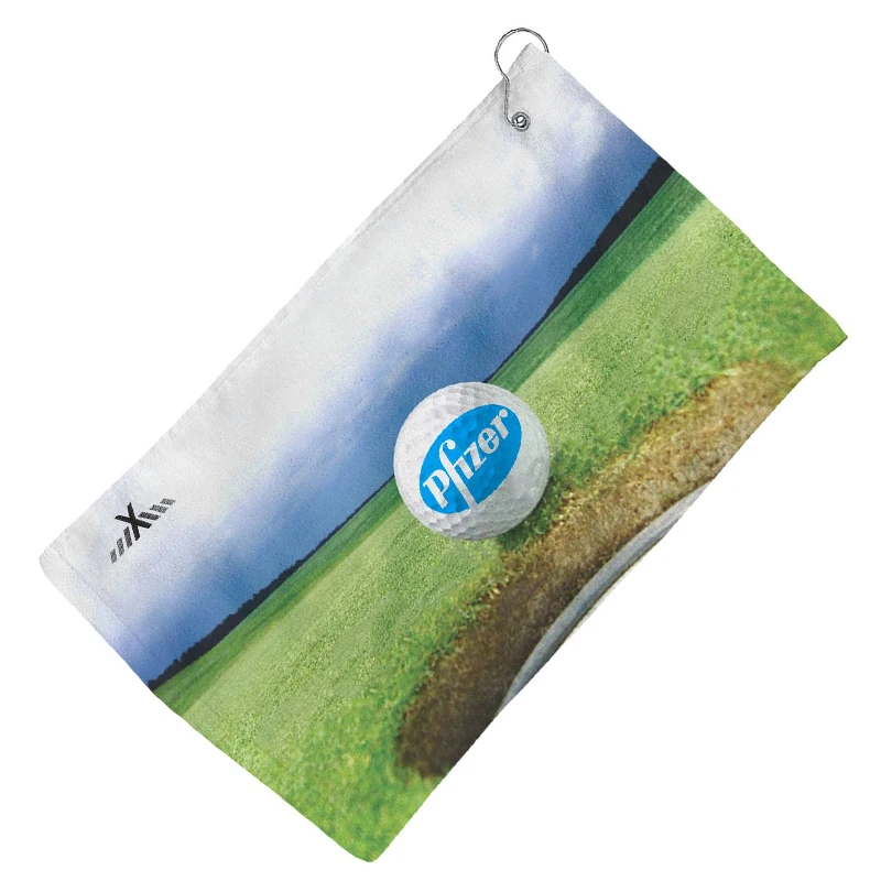 Serviette de golf vierge pour impression de bricolage, serviette de golf à sublimation, haute qualité, livraison gratuite, 5 pièces par lot