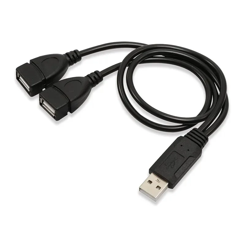 1-9pcsUniversal USB 3.0 2.0 Male To Dual USB 3.0 Female Jack Splitter 2 Port USB Hub Data Cable Adapter Cord For Laptop Computer