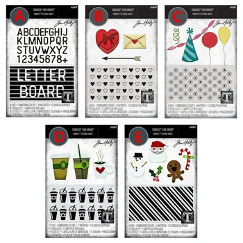 DIYスクラップブッキング、ステンシル、クリアスタンプ、クラフトアルバム、紙カード作成、手作りギフト、新着、2020用の金属カッティングダイ