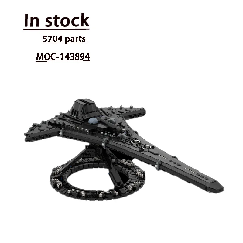 

MOC-143894 Новая классическая модель строительного блока супер космического корабля, 5704 шт., игрушка в подарок на день рождения для мальчиков и детей