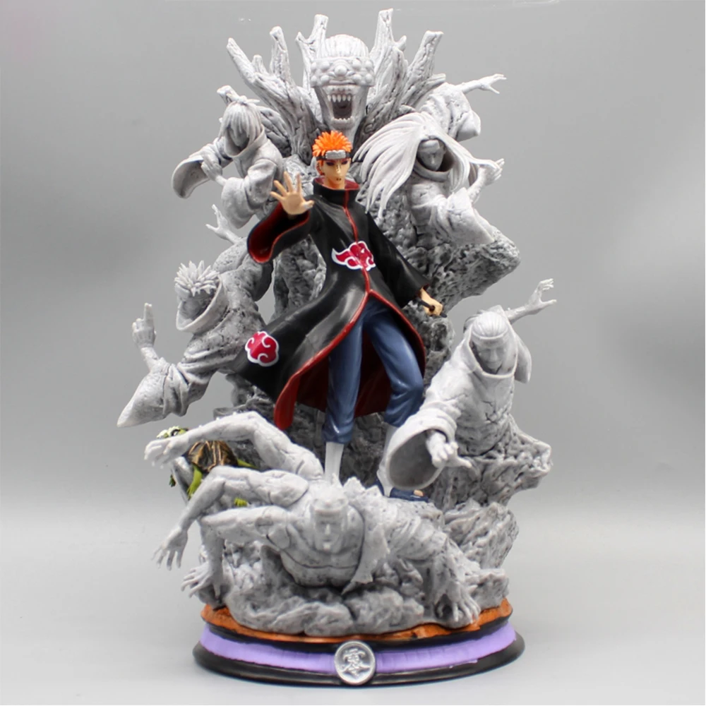 Pain Figures Cartoon Naruto Anime Figure Pain Model 27cm GK PVC Statue Figurine Doll Collection Car Decotation Children Toy Gift