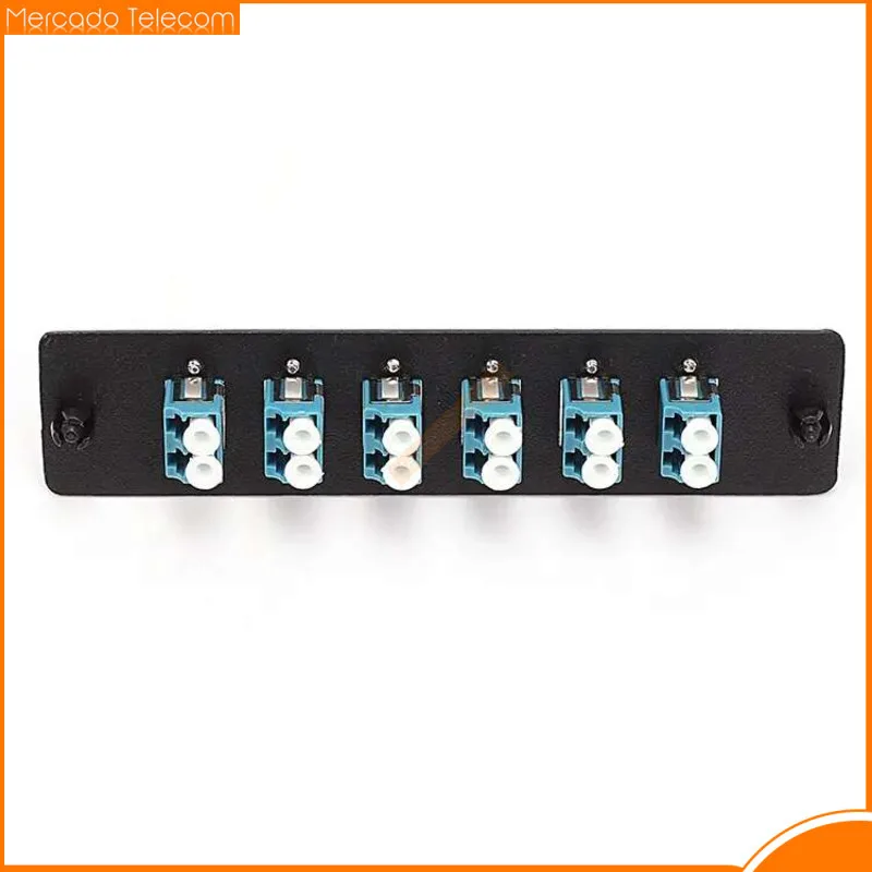 12 Port LC UPC Fiber Single Mode LC Fiber Patch Panel, Fiber Optics LC Patch Panel