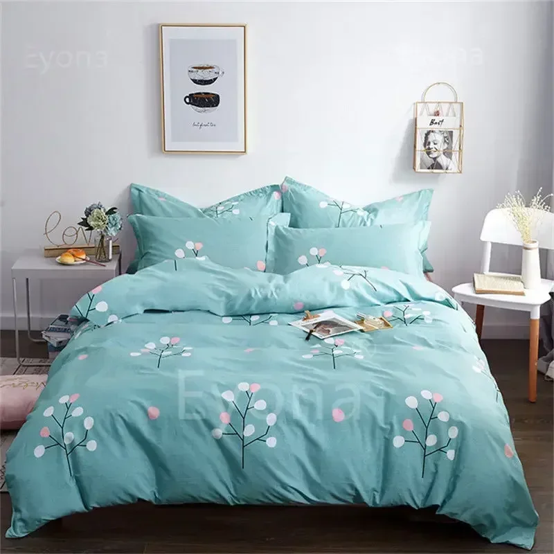 Winter Warm Green Checkered Duvet Cover 140cm * 200cm 160cm * 200cm 180cm * 200cm Single Bed Double Bed QUEEN SIZE Bed Sack