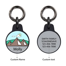 1 pc Personalized Pet Cat Dog ID Tag Tag Collar Accessories Customized Name and Text Charm Supplies For Dog Tag Products