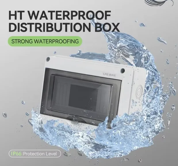 Wholesale HT Series Junction Box 2/3/5/8/12/15/18/24WAY PC Plastic Outdoor Electrical IP65 Waterproof Distribution Box