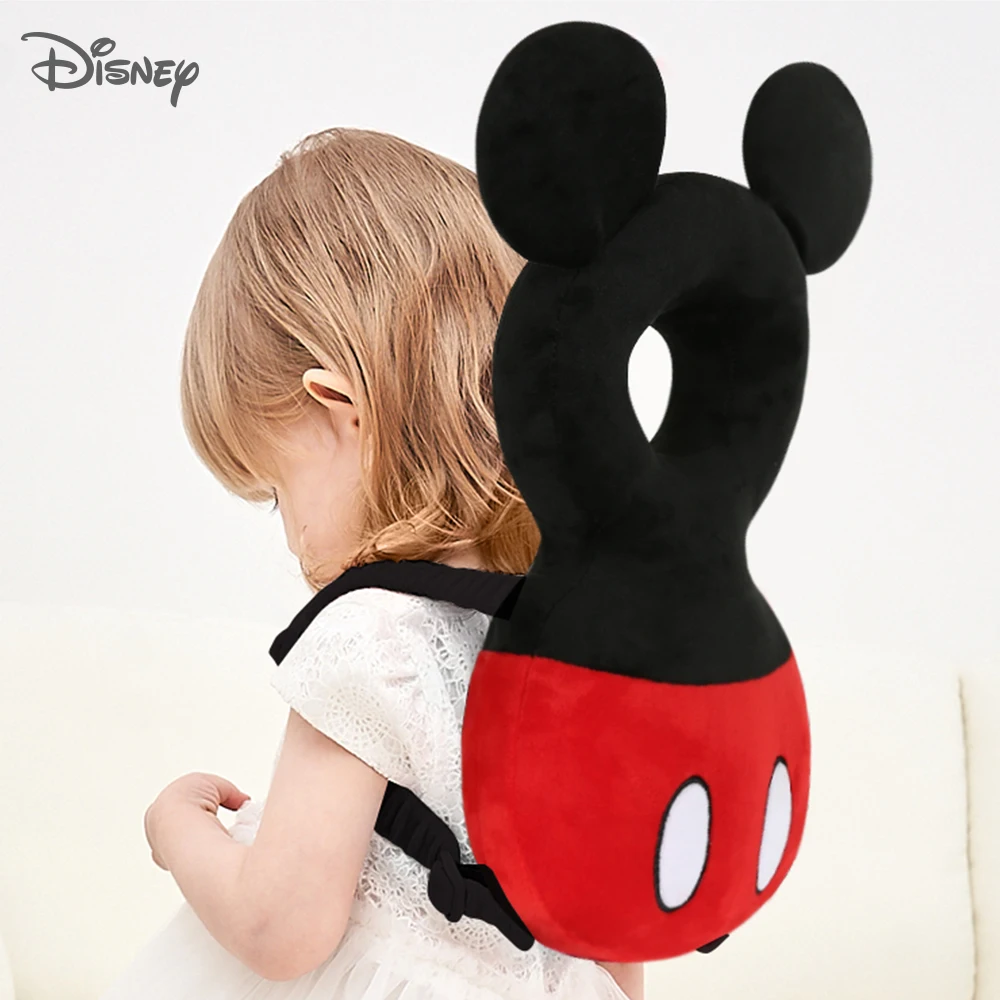 Disney Baby Head Back Protector Safety Pad Pillow Infant Toddler Harness Headgear Bear Rabbit Baby Head Protection Pad Cute New