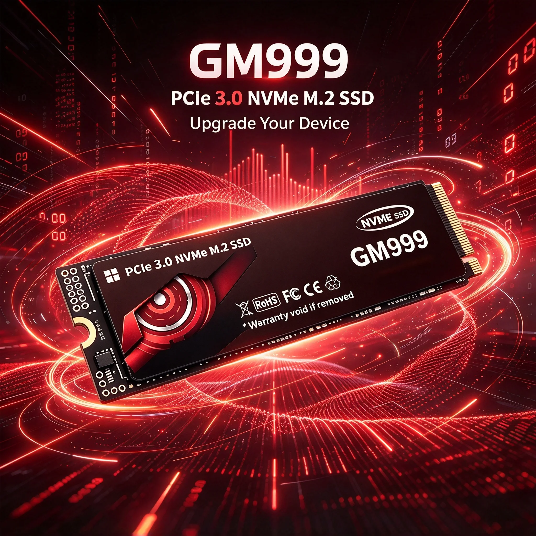 GM999 M.2 NVMe Inside Solid State Drive, 500GB/4TB/1TB/2TB, High Performance Storage, Laptop, Desktop, Gaming, PC. Ultra Max.