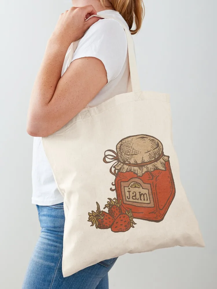 

Cottage Core Jam Illustration Tote Bag Cloth bags bags for women handbag the tote bag