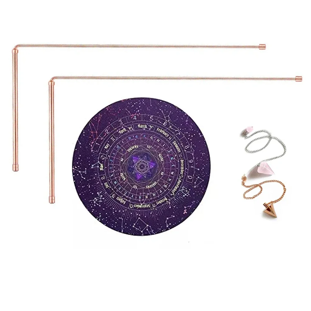 1set 99.9% Copper Probe Rod Metal Detector Rod Divining Dowsing Rods For Water Treasure Gold Minerals Finding Tools Divination