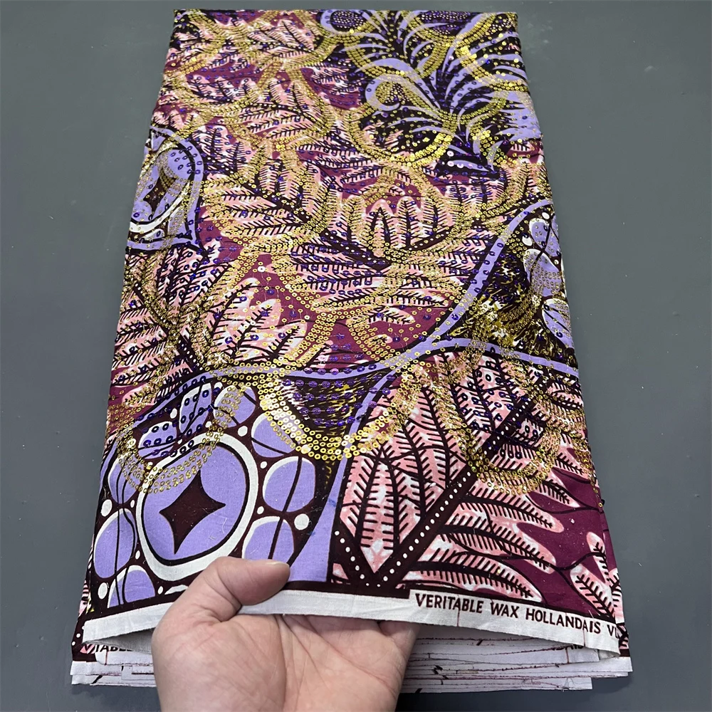 

2025 африканская нигерийская высококачественная тюль с блестками, кружевная ткань для выпускных платьев, вышивка бисером, сетчатая ткань, 5 ярдов, ZJ098