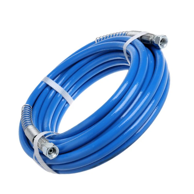 7.5/15M Airless Spray Hose High Pressure Hose Connector 5000PSI Airless Sprayer Paint Hose Spray Gun Water Pipe Cleaning Tool