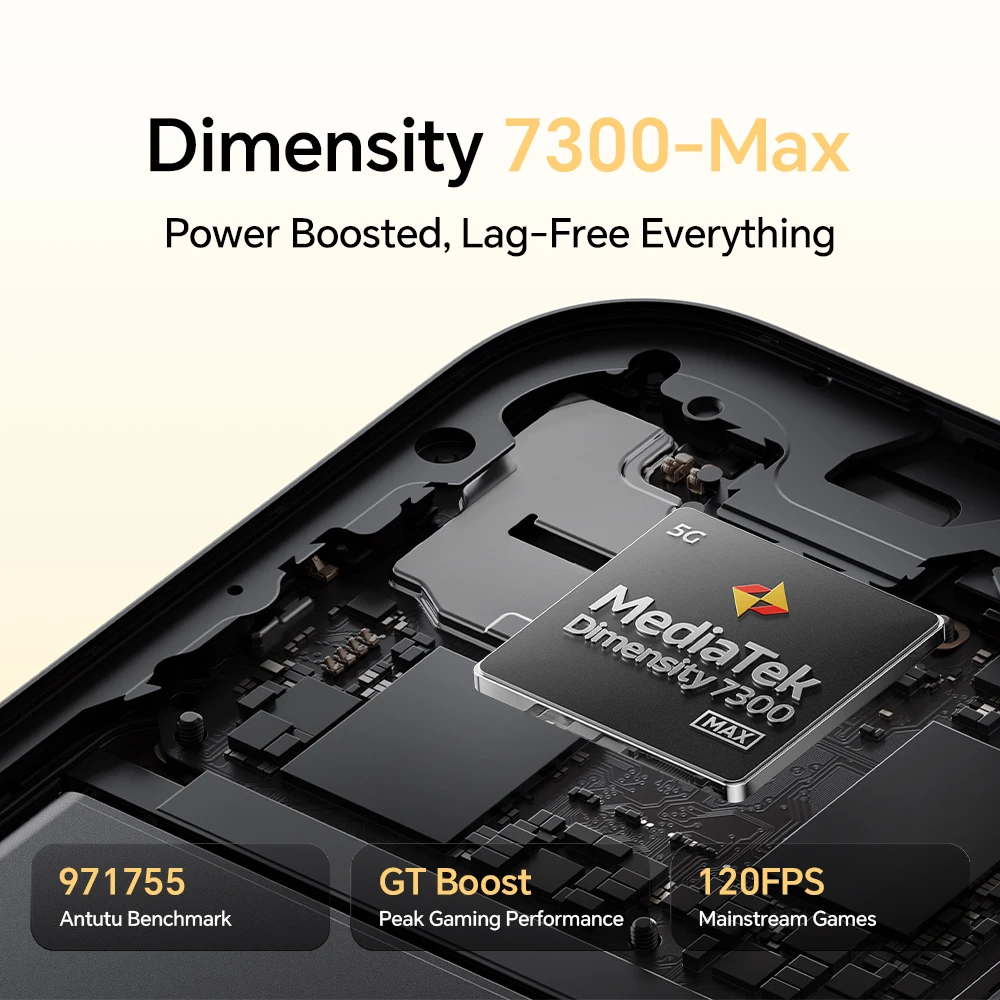 realme 16 Pro 5G Smartphone EU Version 6.78» 144Hz AMOLED Display MediaTek Dimensity 7300 Max 200MP Camera 6500mAh Battery 45W 7