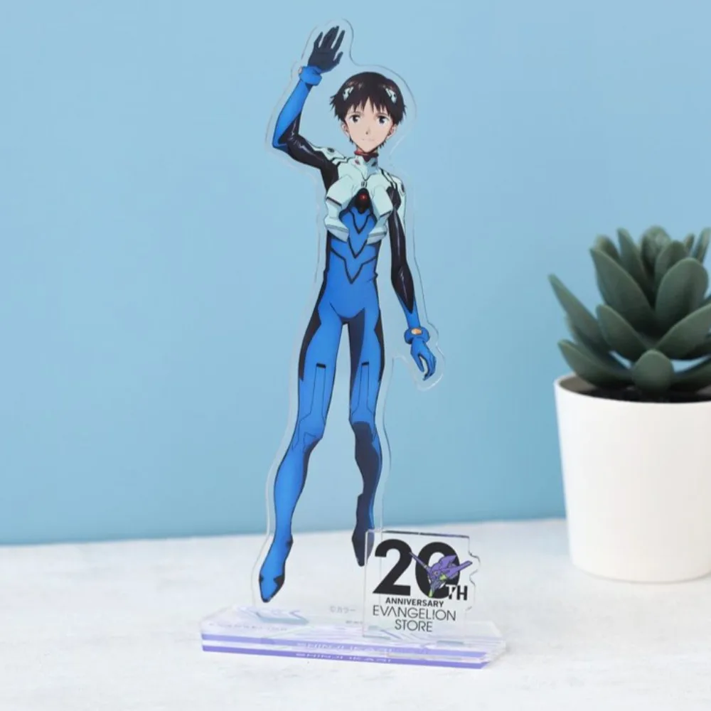 EVA Acrylic Stand Figure Asuka Langley Soryu Ayanami Rei Anime Peripheral Cute 20th Anniversary Commemorative Desktop Ornament