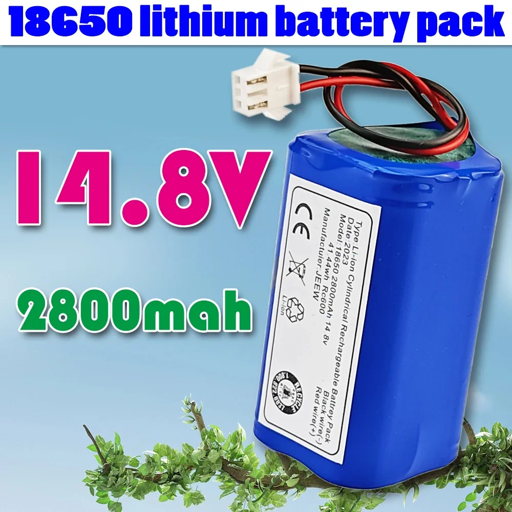 

4S1P 14.8V 2800mAh Li-ion Battery for Conga Excellence 990 1090 Ecovacs Deebot N79S N79 DN622 Eufy Robovac 11 11S 12 35C X500