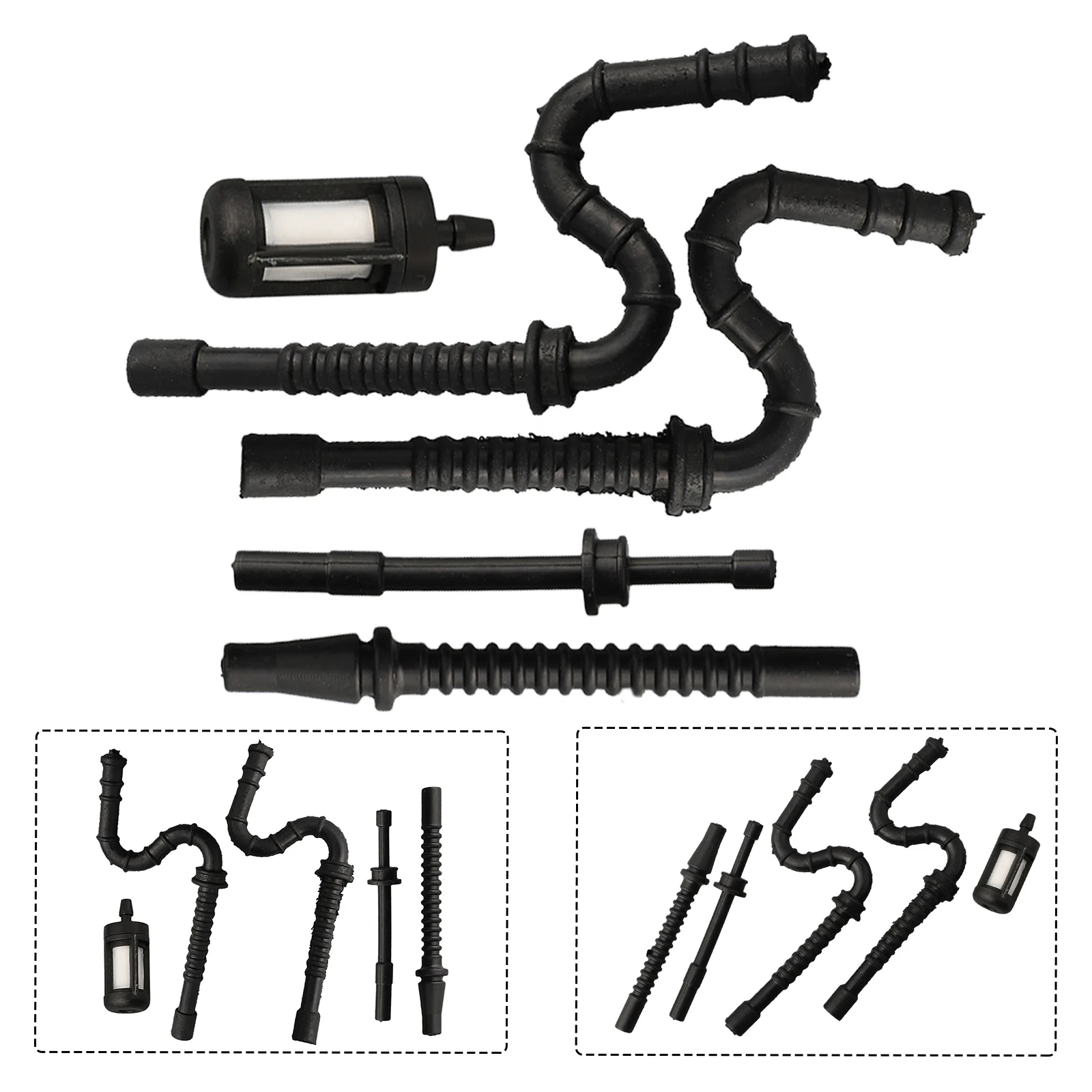 Acessório de substituição motosserras, Mangueira Tubo Filtro, Linha Impulse para motosserras, 028, 029, 034, 036, 039, MS290, MS340, MS360