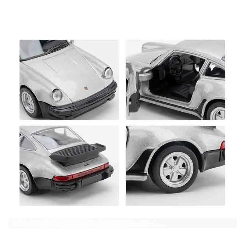 1/36 Porsche 911 1978 coche en miniatura de aleación juguete de simulación de Metal fundido a presión con decoración extraíble Mini coche colección de regalos para niños
