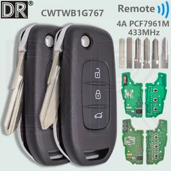 DR 4A Chip 433MHz OEM PCB Car Remote Key CWTWB1G767 For Renault Symbol Twingo Dacia Duster Sandero Megane 3 Clio Kadjar Captur