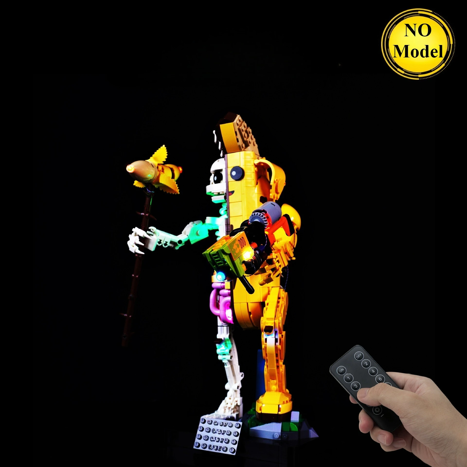 

Комплект светодиодных фонарей для LEGO Fortnite Peely Bone 77072, идеи ламп, строительные блоки (не включает модели кирпичей)