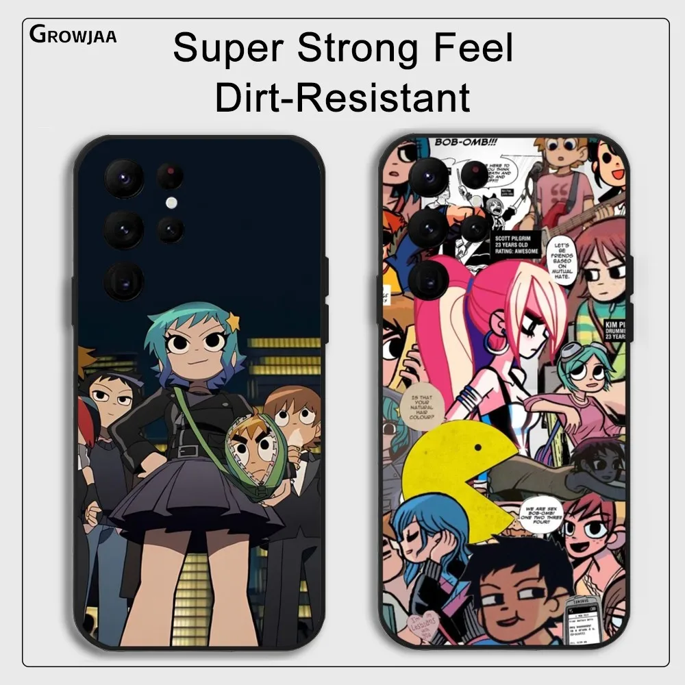 S-Scott Pilgrim T-Takes Off Phone Case for Samsung Galaxy S24 Ultra S22 S23 Ultra S21 S20 5G Protective Silicone TPU Funda