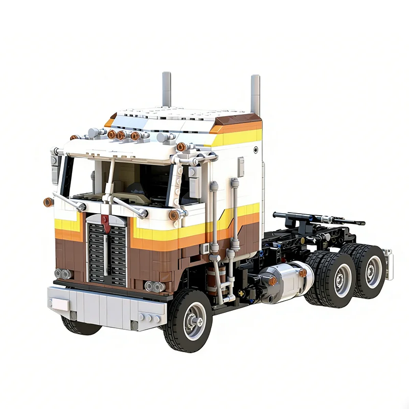 1658 PCS transport old-fashioned caboose truck MOC Customize Modular Building Block Educational Design DIY Boy Holiday Toy Gifts