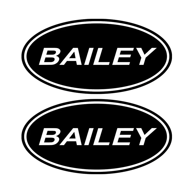 Car Sticker Personality Creative 2 X Bailey Oval Caravan RV RV Car Decorative Sticker PVC Waterproof Cover Scratches, 20cm*10cm