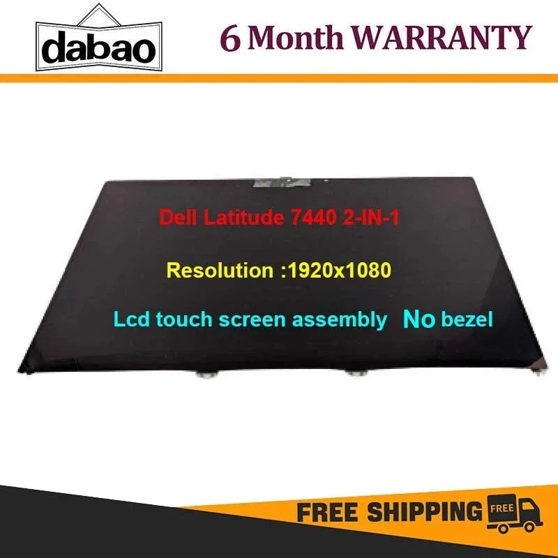 

NEW for Dell Latitude 7440 2-IN-1 FHD Touch Screen LCD Assembly 7G3HH 054FJJ