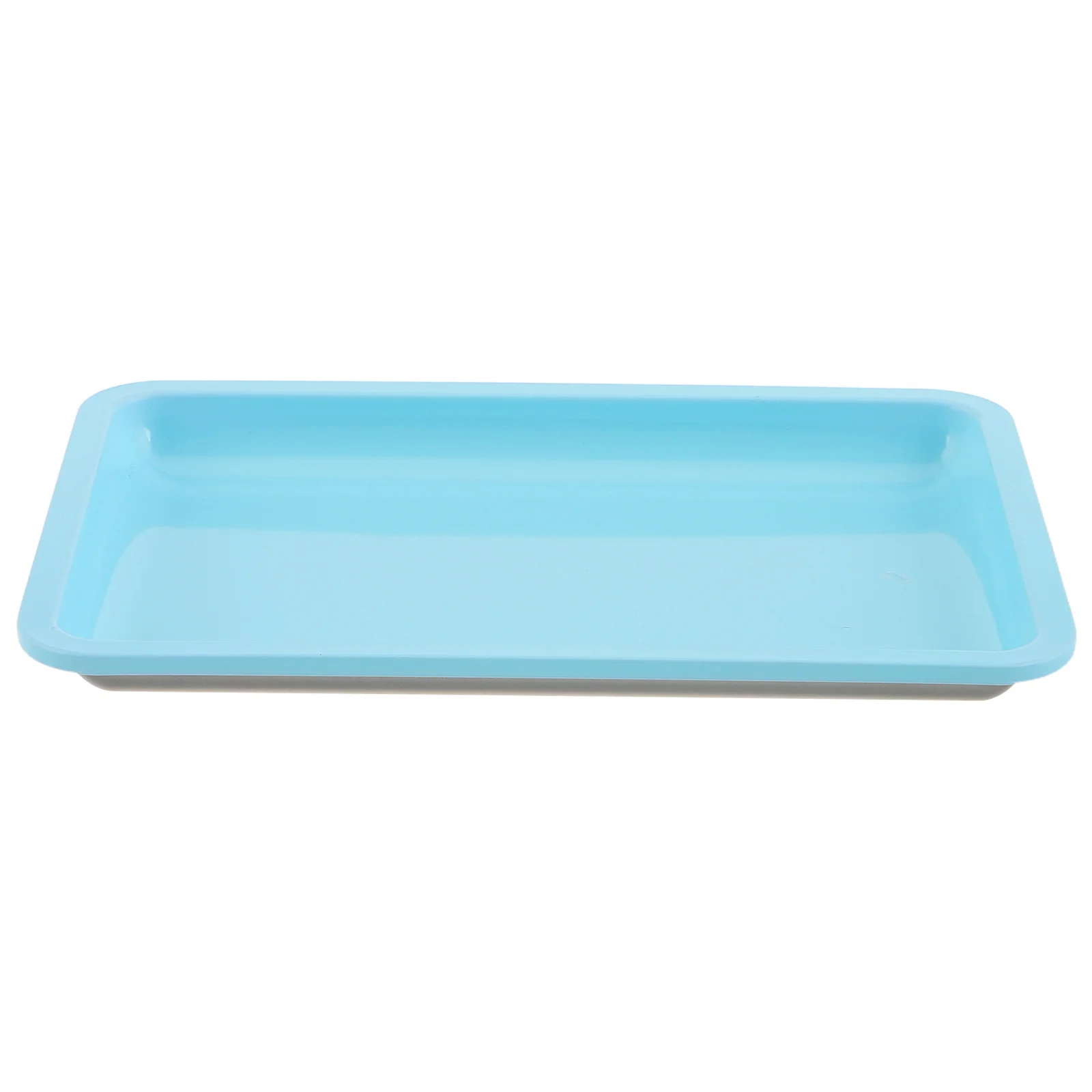 ステンレス鋼のバニティトレイ小さな収納オーガナイザージュエリー化粧品やネイルツールバスルームベッドルームサロン用