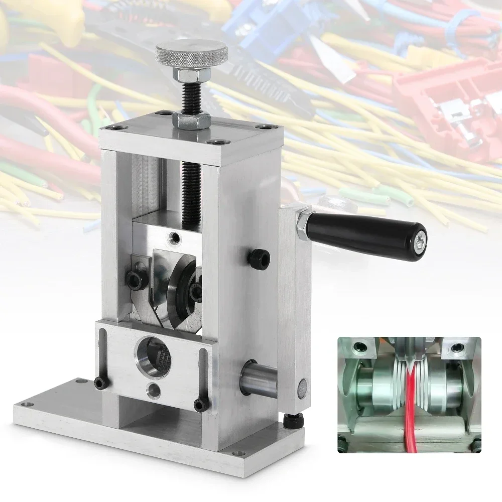 Manual Wire Stripping Machine Waste Copper Wire Cable Peeling Machine Household 1-70mm Waste Copper Wire Recycle Stripper Peeler