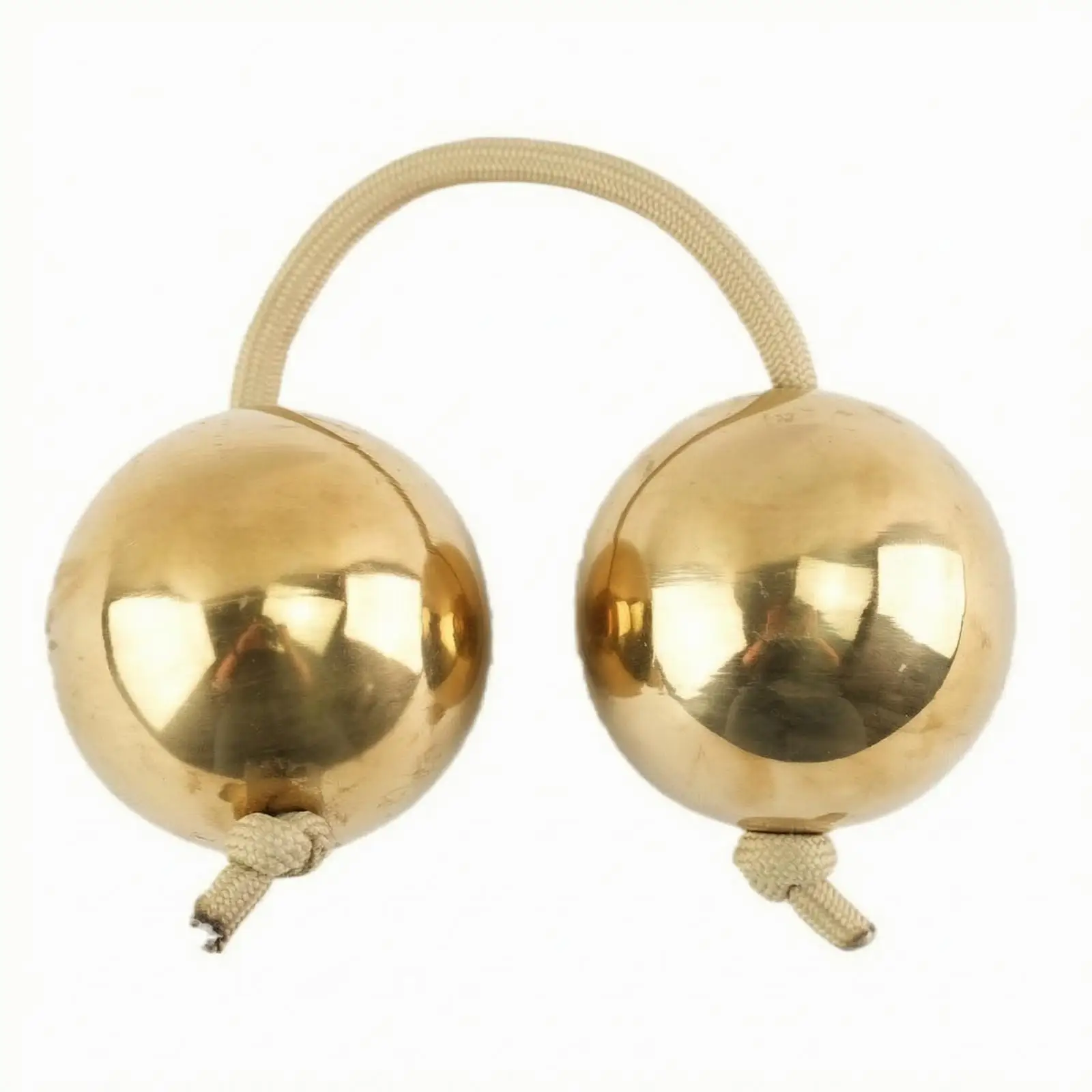 Easy to Play Rhythm Balls with Cord | Compact Handheld Design, Metal Percussion Spheres, for Musical Performance