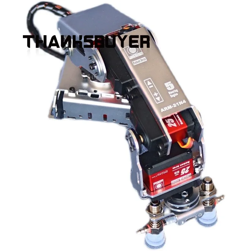 Thanksbuyer ARM-21N4 5-DOF Robot Arm Kit Mechanical Arm Industrial Robotic Arm Unassembled With 20KG/ 25Kg Digital Servo