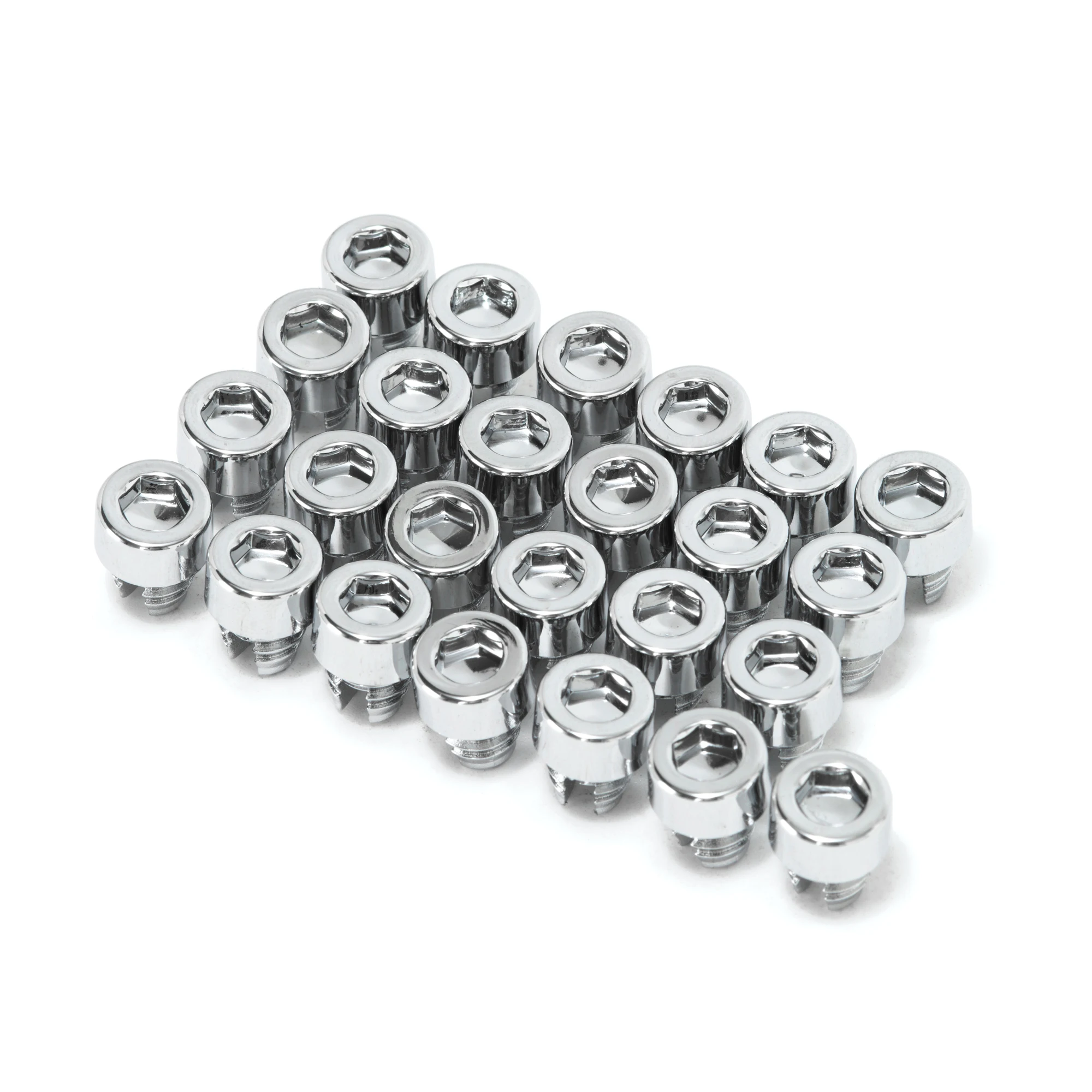 CFPerformance 100 Stück 7,5mm/0,29 Zoll Felgenschrauben Universal für Felgenrand-Dekoration Auto-Styling Tuning Exterieur-Zubehör – Detail 7