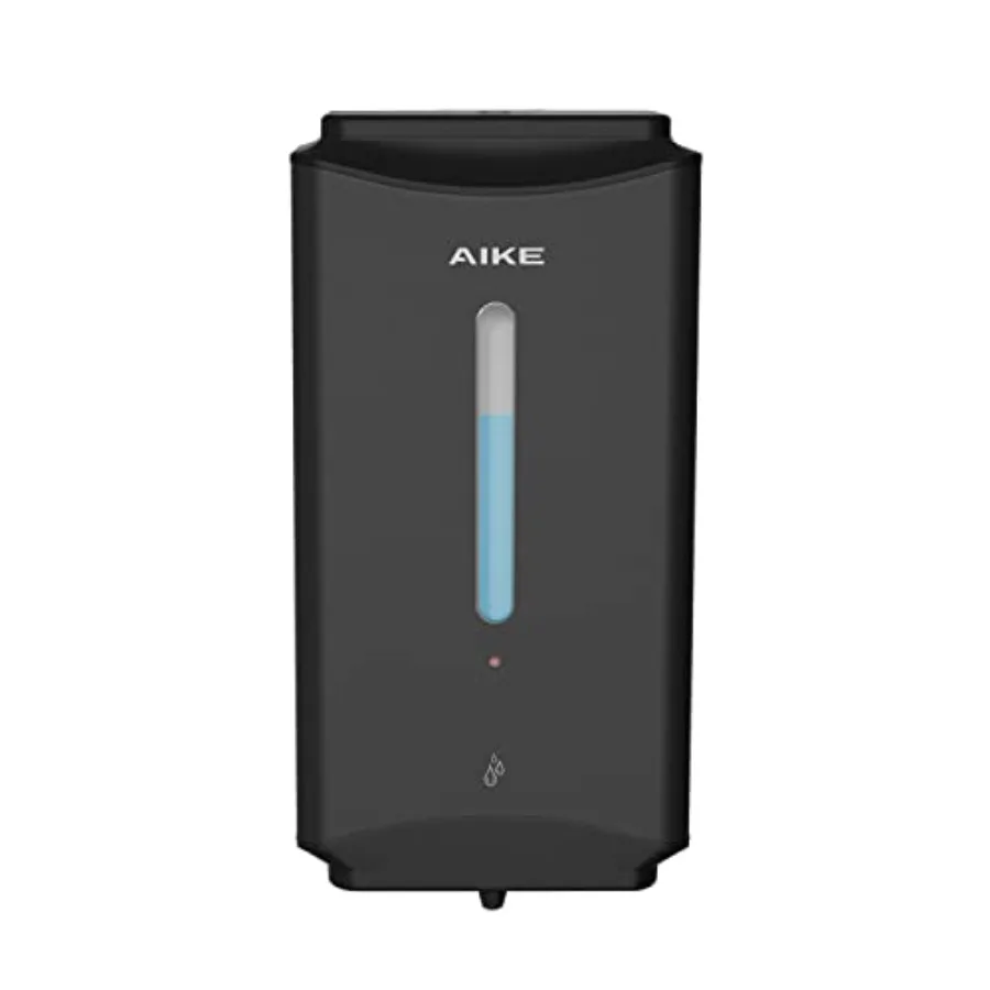 

Automatic Soap Dispenser Commercial Wall Mounted Liquid Dispenser Matte Black Stainless Steel Finish 1100ml Large Capacity