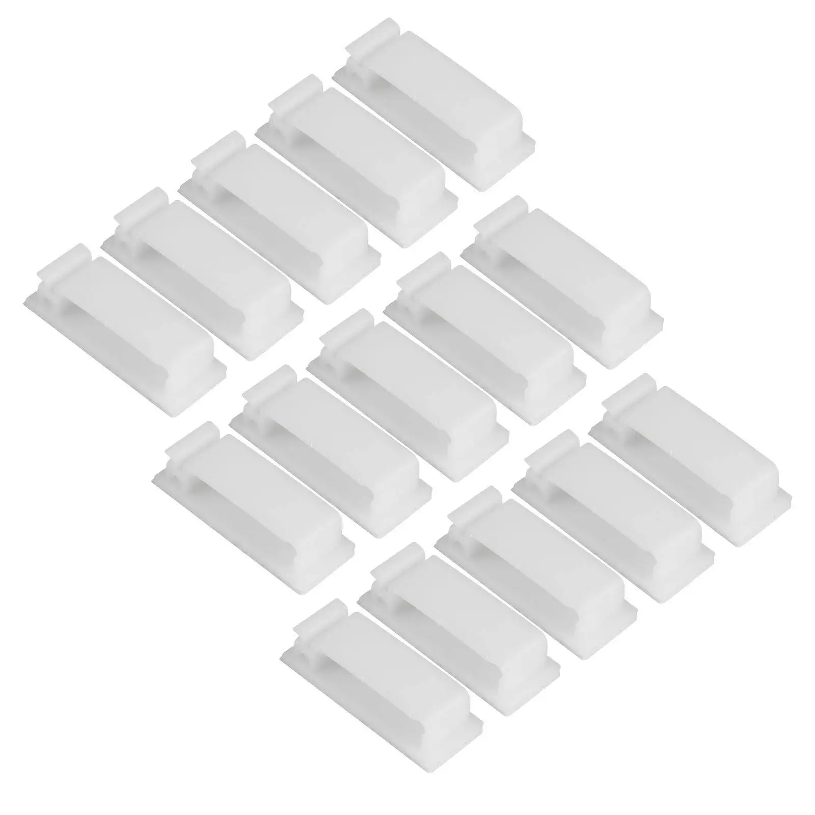 50Pcs Cable Buckle Self-Adhesive Wiring Clamp Clips Strong Adhesive Wire Organizer for Home Office Garage LED Strip Light Data