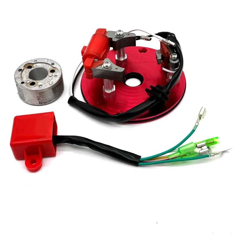 1 Set Motorcycle Magneto Coil Inner Rotor Stator Kit For LF YX 50/110/125/150/160CC Scooter Go Kart ATV Quad Horizontal Engine