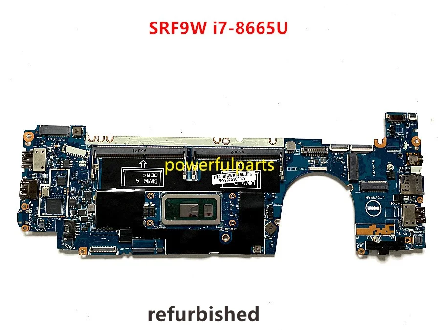 Refurbished Voor Dell Latitude 7400 Moederbord Met SRF9W I7-8665u Cpu 0M2JD3 CN-0M2JD3 EDC40 LA-G871P Werken Perfect