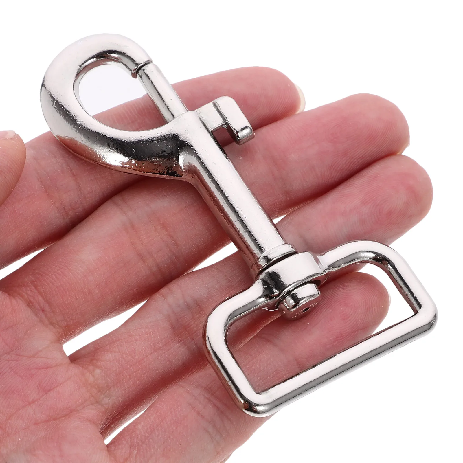 

10pcs Bolt Snaps Hooks for Dog Leash Clasp Heavy Duty Stainless Steel Pet Collar Swivel Snap Hooks Metal Clips
