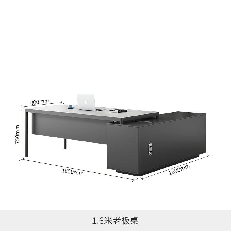 For Manager Office Desk and Chair Combination Simple Modern Supervisor Large Desk Furniture