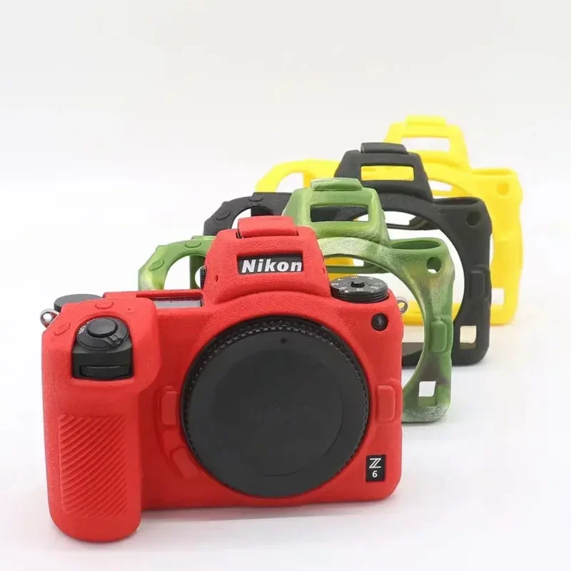 Silicone rubber armor camera body case For Nikon Z50 Z5 Z6 Z7 z6ii z7ii D600 D610 D750 protective rubber cover soft