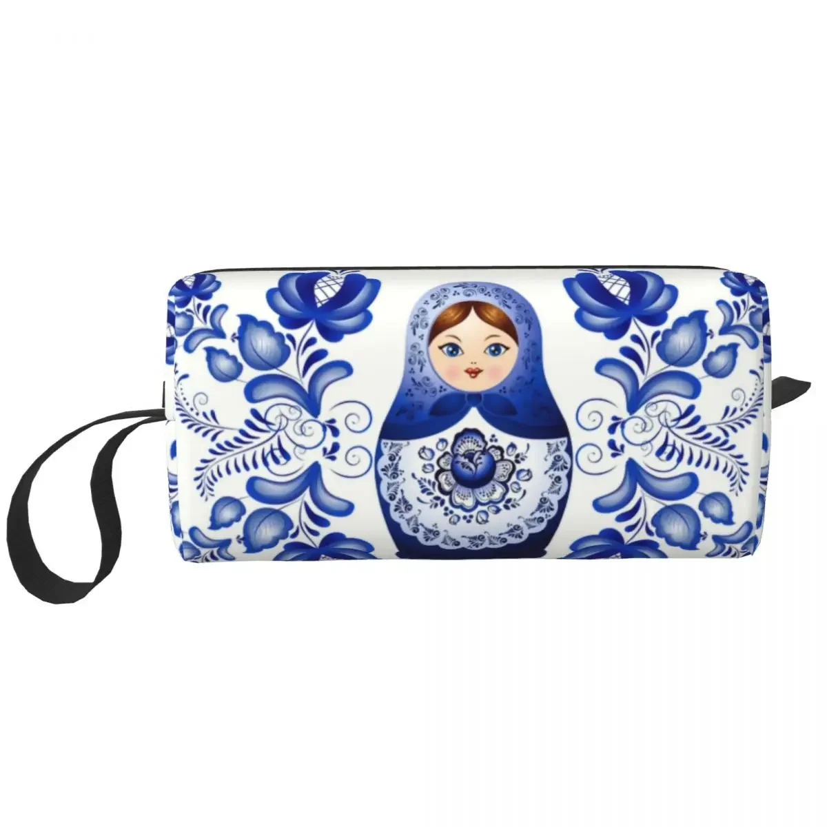 Custom Matryoshka Doll Russia Toiletry Bag Women Russian Folk Art Makeup Cosmetic Organizer Lady Beauty Storage Dopp Kit Box