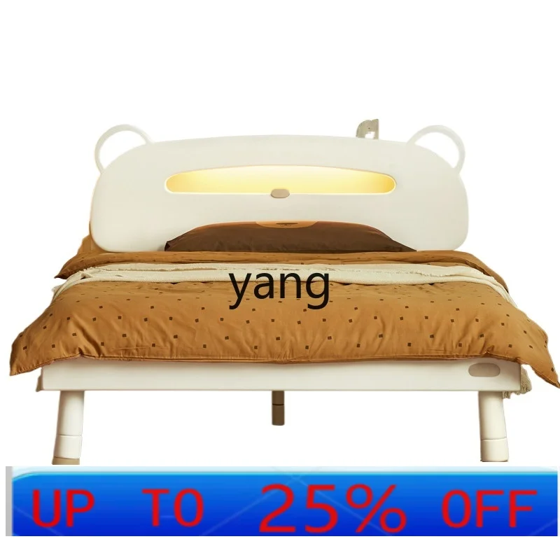 LTT سرير من الخشب الصلب لغرفة النوم، سرير منزلي صغير، سرير مفرد متعدد الوظائف #1