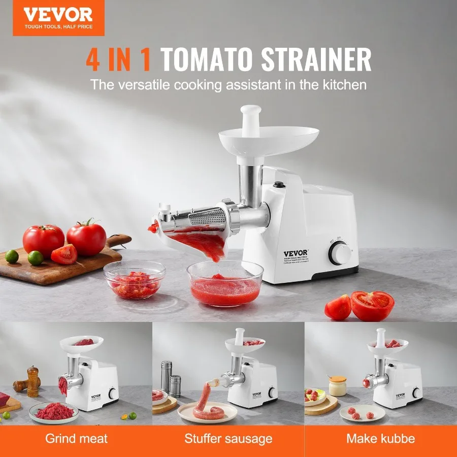 

4 LBS Min Electric Tomato Strainer 300W Tomato Sauce Maker Machine Home