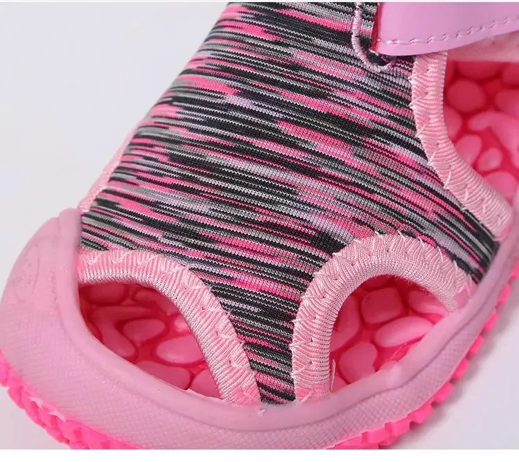 2026 Neue Kindersandalen für Jungen und Mädchen, Sommer-Zehenschutz-Sportsandalen, Strandschuhe 21-31 – Detail 33