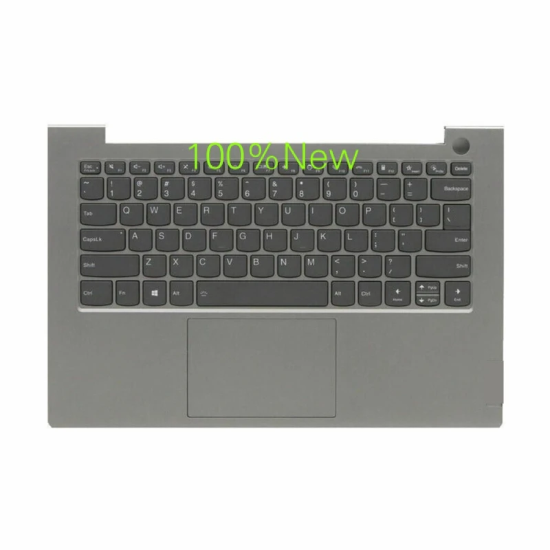 

NEW Palmrest Backlit Keyboard For Lenovo ThinkBook 14 G2 14 G3 Touchpad Silver 5CB1B02614, 5CB1D34391,