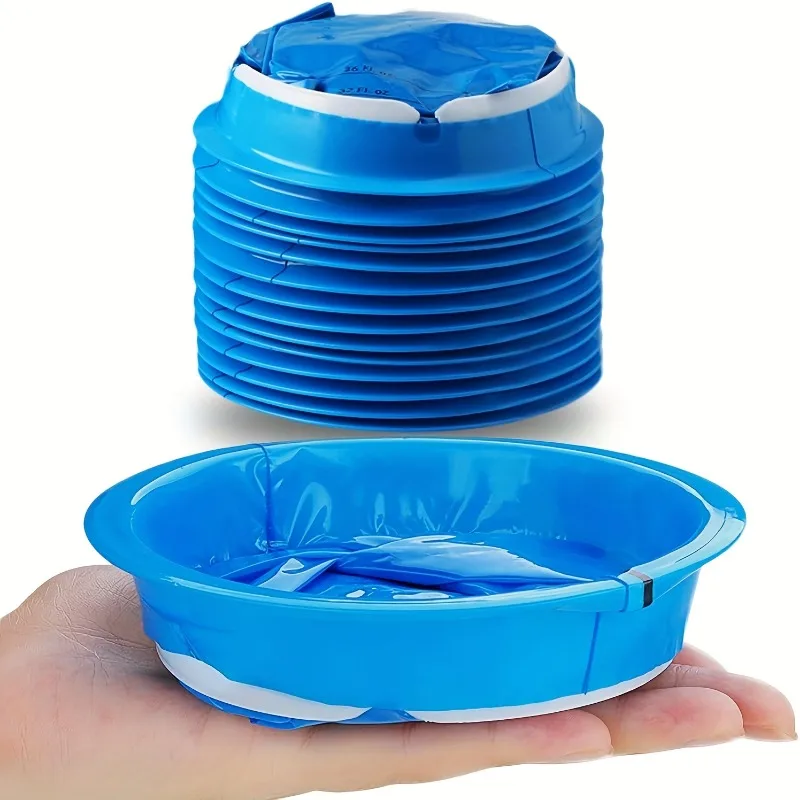 5/10 قطعة حقيبة القيء القابل للتصرف المحمولة حقيبة القيء القابلة للطي للسفر ومرض الحركة منتجات التنظيف المنزلية