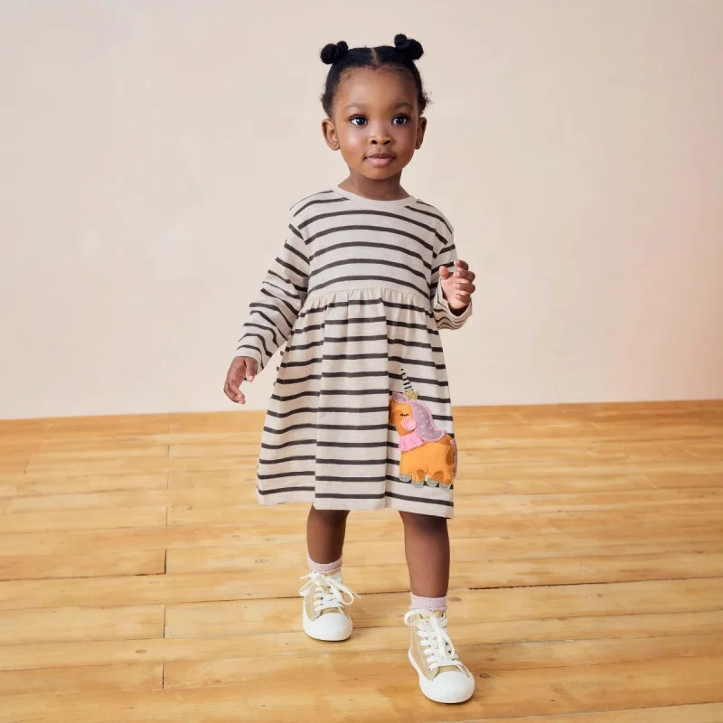 

Spring and Autumn Girls' Long Sleeve Dress Cute Princess Dress for Young Girls