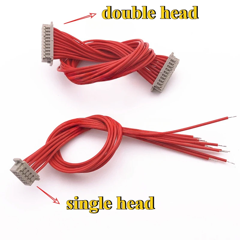 DF13 1.25MM Pitch Double Row Terminal Wire Single/Double Head 2*5P/10P/15P/20P Wire Length 15CM 28AWG Electronic Line Connector