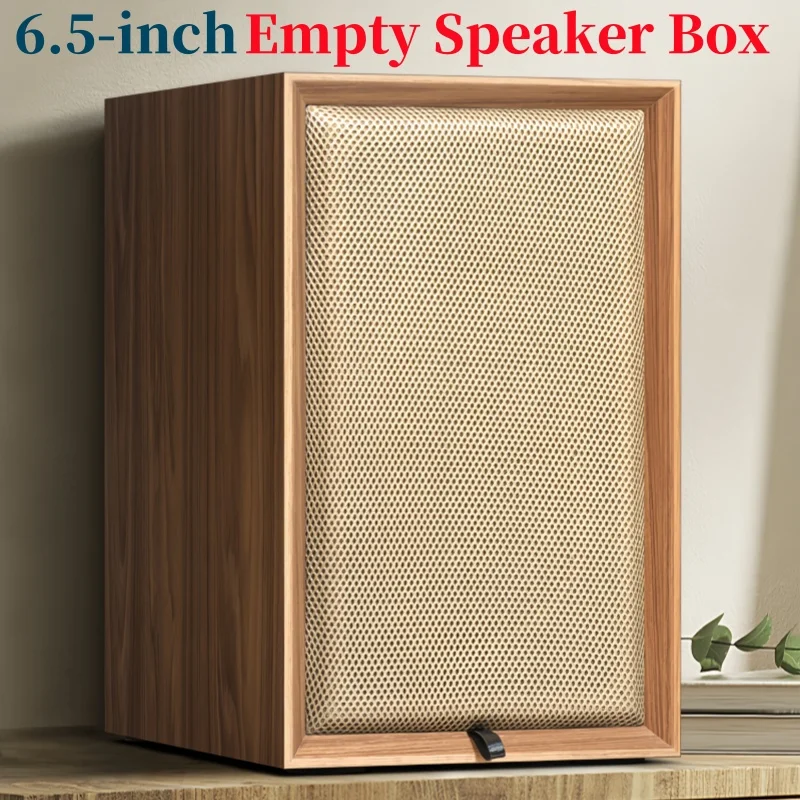 

E6-6.5-inch Speaker Empty Box,DIY Two-way Speaker Housing,1Piece Speaker Box, Passive Speaker Empty Box, Wooden Sound Box