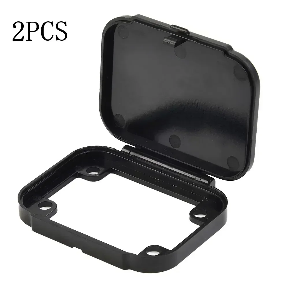 For Anderson Socket Panel Bracket Cover 50A 600V Black Socket Bracket Cover FOR Anderson Flush For Caravans Mount