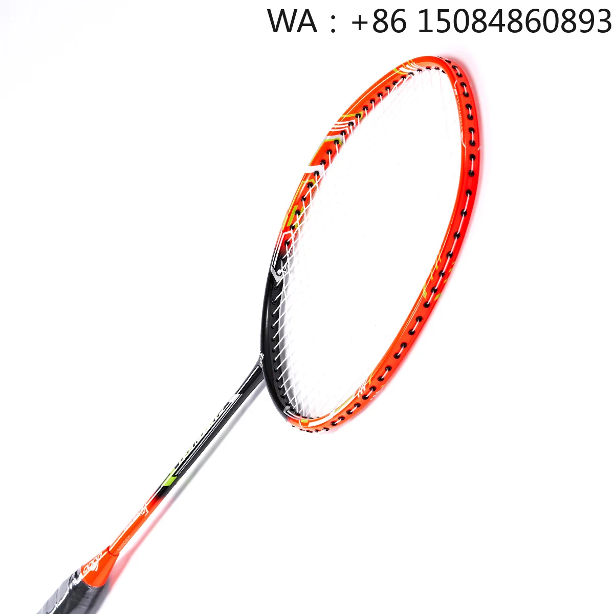 

High-grade Carbon fiber material badminton racket, high strength frame customized design, balanced offensive defensive for profe