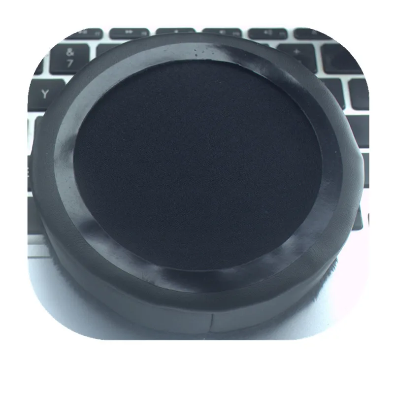 2 pz Tessuto Velluto Angolato Earpad Rotondo 80 MM 85 90 95 100 MM 105 110 MM Cuffia Auricolari Copertura Auricolare Cuscino In Schiuma Paraorecchie